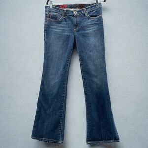 AG Jeans Womans 31 Regular The Angel Bootcut Darkwash A+ Fade MidRise USA